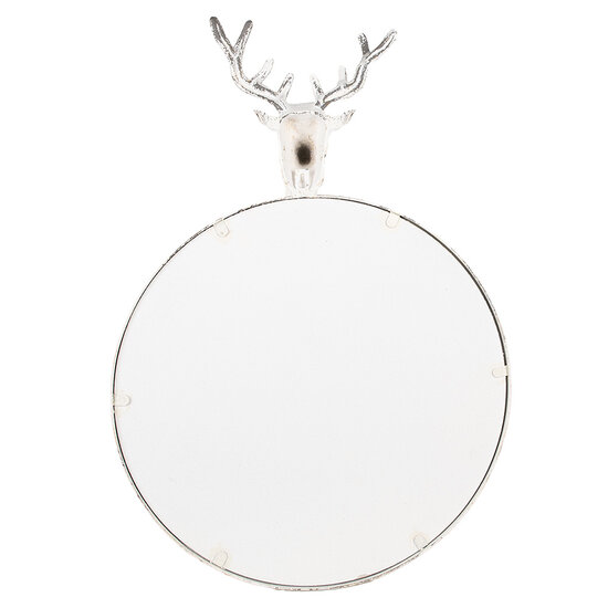 Clayre & Eef | Wandspiegel Wit Bruin 48x10x67 cm | 52S320