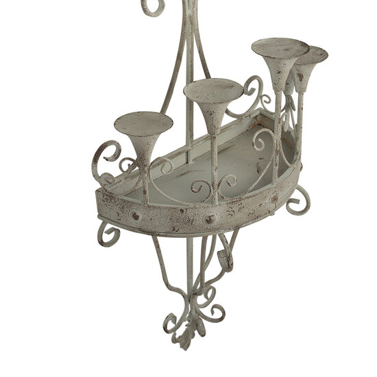 Clayre & Eef | Wandkandelaar Groen Grijs 44x21x144 cm | 5Y1276