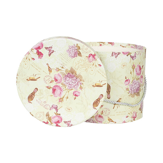 Clayre & Eef | Hoedendoos Set van 3 Groen ø 23x20 / ø 20x17 / ø 17x14 cm | 66004