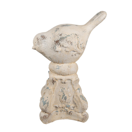 Clayre &amp; Eef   | Decoratie Vogel Beige 33x21x47 cm | 6MG0058