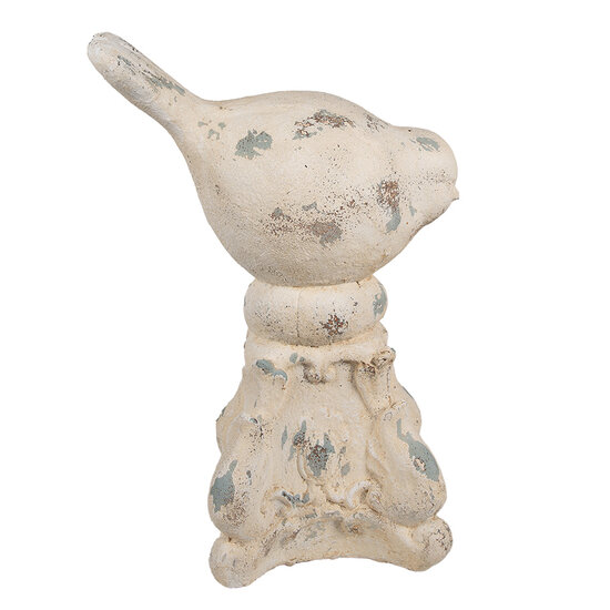 Clayre &amp; Eef   | Decoratie Vogel Beige 33x21x47 cm | 6MG0058