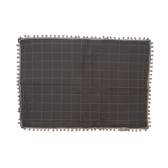 Clayre & Eef | Bedsprei Grijs 220x240 cm / 2x kussensloop 50x70 cm | Q209.061