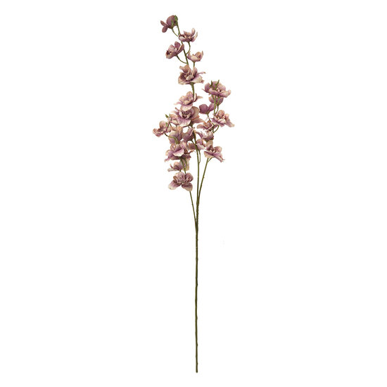 Clayre & Eef | Decoratie tak met bloemen Paars 10x10x110 cm | 5PL0114PA