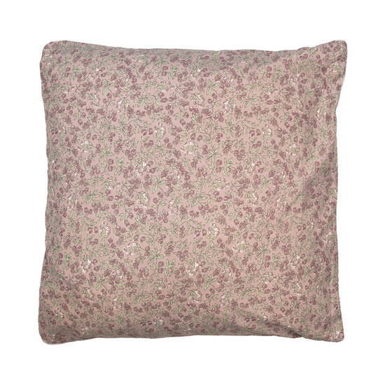 Clayre & Eef | Kussenhoes Paars Beige 50x50 cm | Q201.030