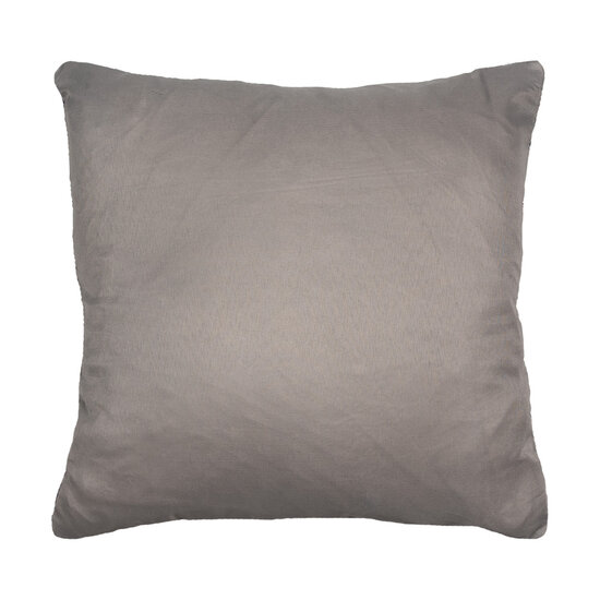 Clayre & Eef | Kussenhoes Wit Grijs 40x40 cm | Q207.020