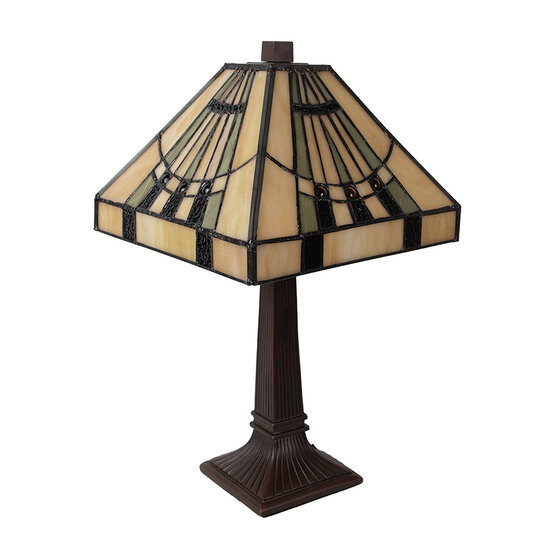 Clayre & Eef | Tafellamp Tiffany 23x23x38 cm E14/max 1x40W | 5LL-5451