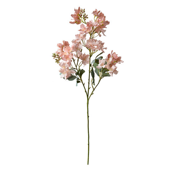 Clayre & Eef | Decoratie tak met bloemen Roze Groen 22x11x85 cm | 5PL0120