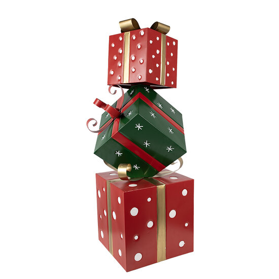 Clayre & Eef | Decoratie cadeau Rood 42x36x92 cm | 5Y1261