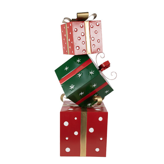 Clayre & Eef | Decoratie cadeau Rood 42x36x92 cm | 5Y1261