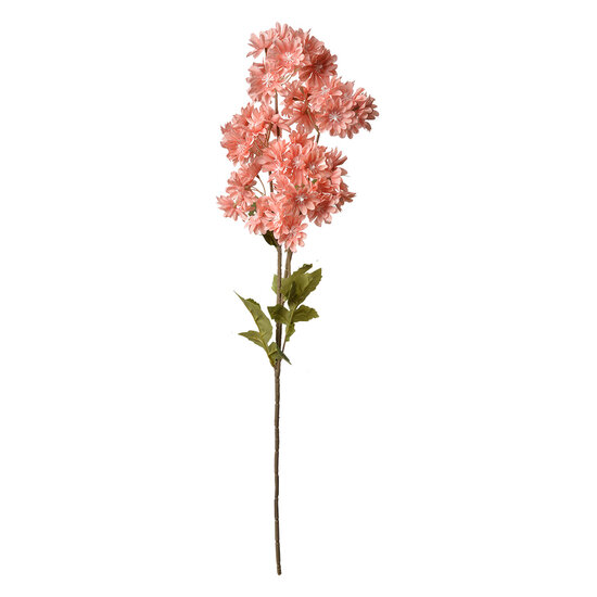 Clayre &amp; Eef   | Decoratie tak met bloemen Roze Groen 17x9x72 cm | 5PL0125P