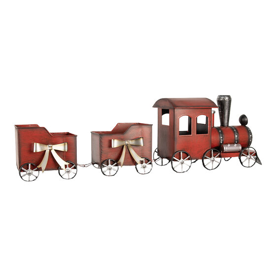 Clayre & Eef | Decoratie Trein Rood 94x18x28 cm | 6Y5632