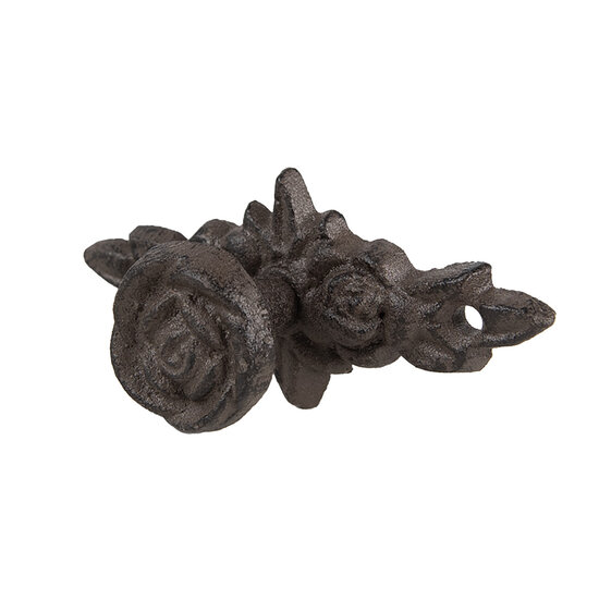 Clayre & Eef | Deurknop Bruin 4x4x10 cm | 6Y5645