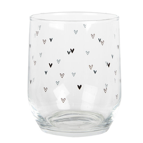 Clayre & Eef | Waterglas Trasparant ø 8x9 cm / 300 ml | BHSGL0005