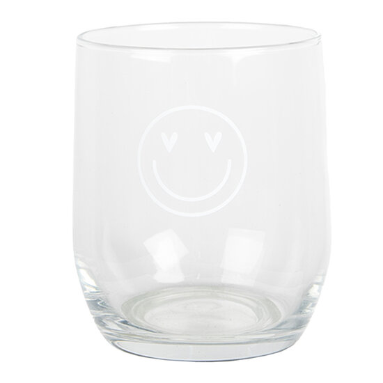 Clayre & Eef | Waterglas Trasparant ø 8x9 cm / 300 ml | BHSGL0006