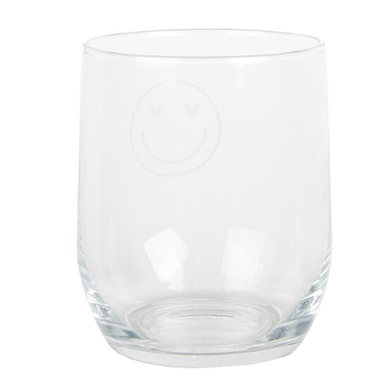 Clayre & Eef | Waterglas Trasparant ø 8x9 cm / 300 ml | BHSGL0006