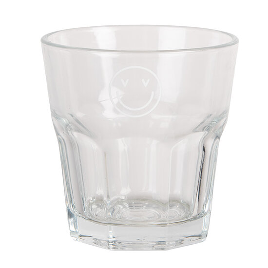 Clayre & Eef | Waterglas Transparant ø 8x8 cm / 150 ml | BHSGL0010