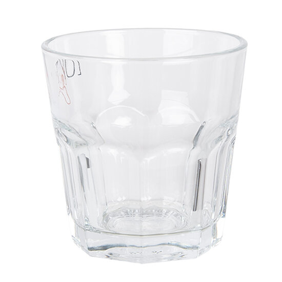 Clayre & Eef | Waterglas Transparant ø 8x8 cm / 150 ml | BHSGL0012