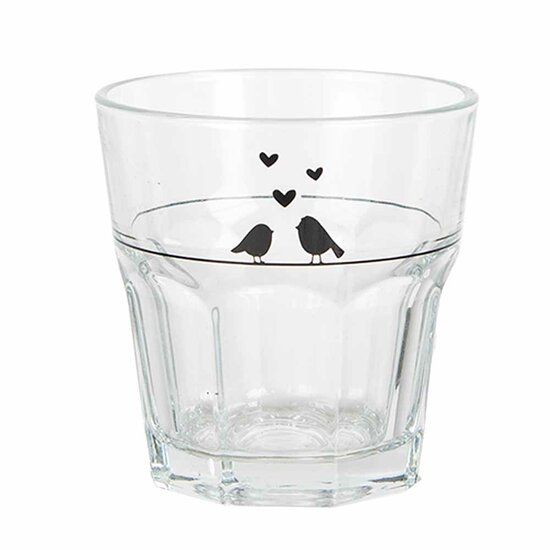 Clayre & Eef | Waterglas Transparant ø 8x8 cm / 150 ml | LBSGL0011