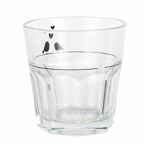 Clayre & Eef | Waterglas Transparant ø 8x8 cm / 150 ml | LBSGL0011