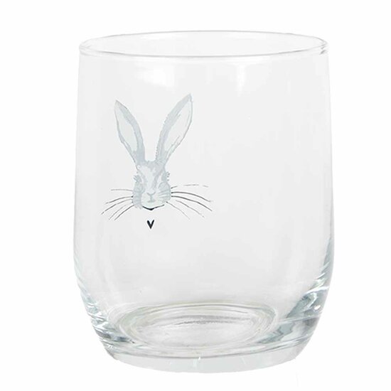 Clayre & Eef | Waterglas Trasparant ø 8x9 cm / 300 ml | RUBGL0001