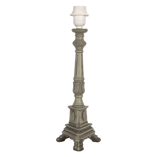 Clayre & Eef | Lampenvoet Groen 14x14x42 cm E27/max 1x60W | 6LMP795