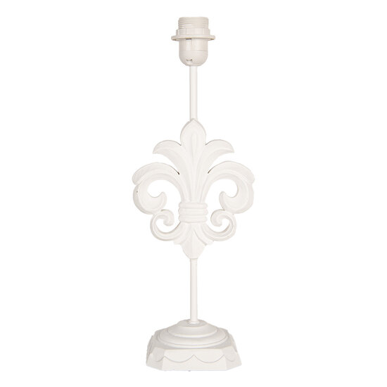Clayre & Eef | Lampenvoet Wit 17x13x44 cm E27/max 1x60W | 6LMP796