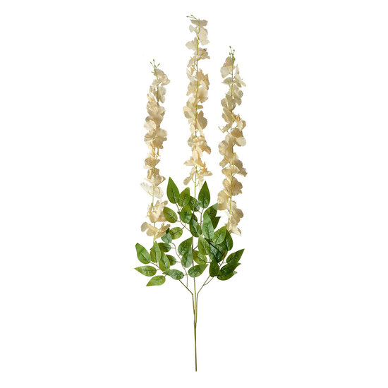 Clayre & Eef | Decoratie tak met bloemen (set 12) Geel 30x12x110 cm | 6PL0318Y