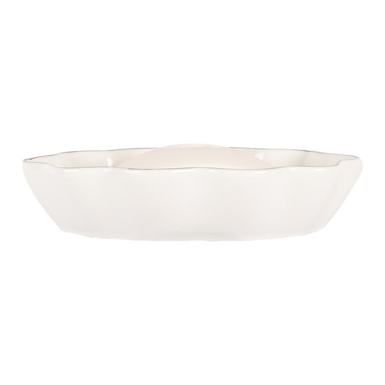 Clayre & Eef | Zeepbakje Wit 15x10x3 cm | 6CE1984