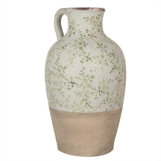 Clayre & Eef | Decoratieve Schenkkan Beige Groen ø 30x50 cm | 6CE1926