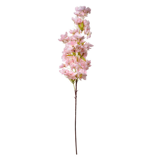 Clayre & Eef | Decoratie tak met bloemen Roze Groen 16x8x98 cm | 5PL0131P