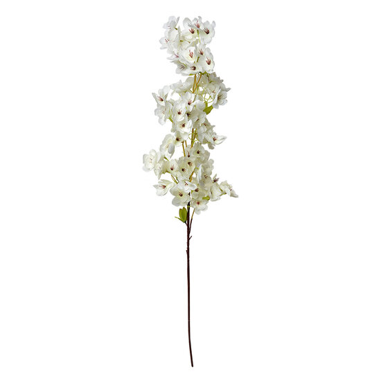 Clayre & Eef | Decoratie tak met bloemen Wit Groen 16x8x98 cm | 5PL0131W