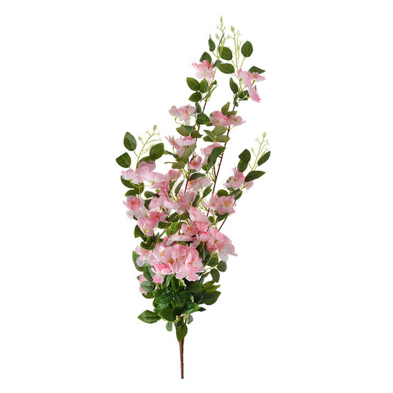 Clayre & Eef | Decoratie tak met bloemen Roze Groen 25x15x88 cm | 6PL0345LP