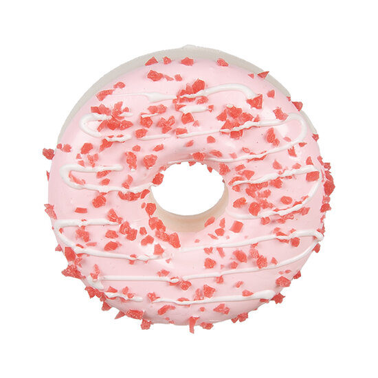Clayre &amp; Eef   | Decoratie donut Roze &oslash; 8x3 cm | 65981