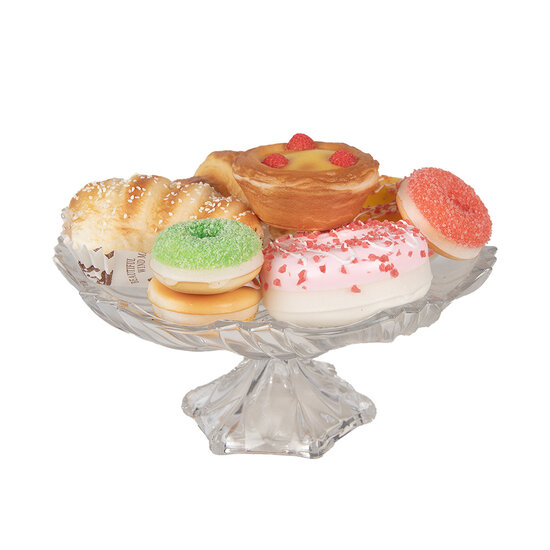 Clayre &amp; Eef   | Decoratie donut Roze &oslash; 8x3 cm | 65981