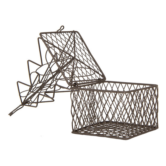 Clayre & Eef | Kerstdecoratie Kerstboom Bruin 9x9x22 cm | 6Y5704