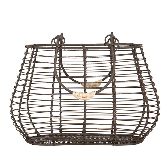 Clayre & Eef | Mandje Bruin 25x16x17/28 cm | 6Y5712