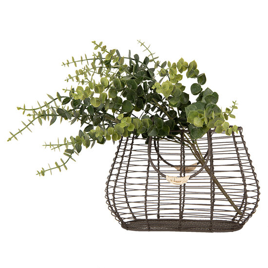 Clayre & Eef | Mandje Bruin 25x16x17/28 cm | 6Y5712