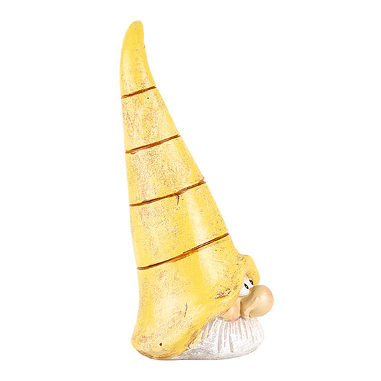 Clayre & Eef | Decoratie elf Geel 4x4x8 cm | 6PR5276