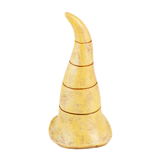 Clayre & Eef | Decoratie elf Geel 4x4x8 cm | 6PR5276