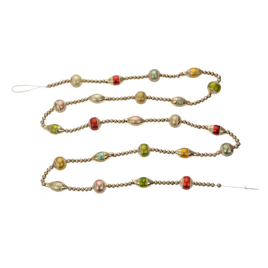 Clayre &amp; Eef   | Decoratie slinger kerst Zilverkleurig &oslash; 2x180 cm | 65994