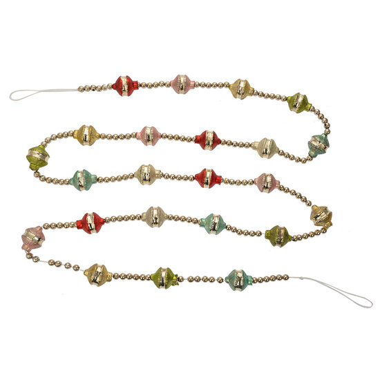 Clayre &amp; Eef   | Decoratie slinger kerst Zilverkleurig &oslash; 2x180 cm | 65995