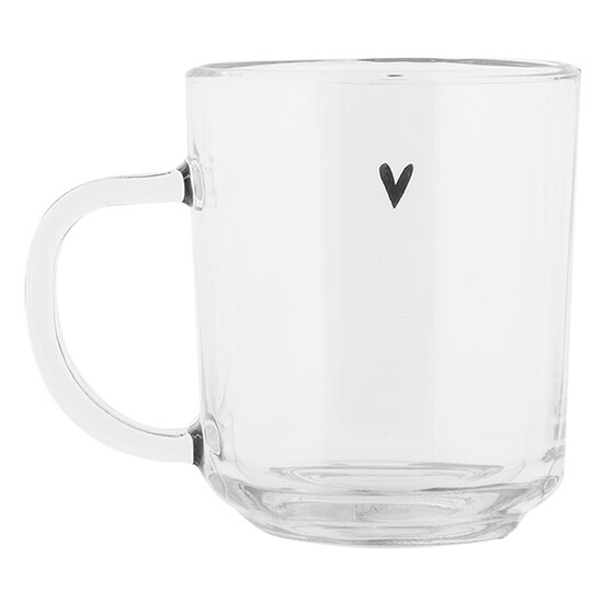 Clayre & Eef | Theeglas Transparant 11x8x9 cm / 200 ml | BHSGL0013