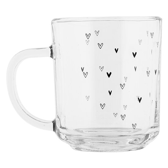 Clayre & Eef | Theeglas Transparant 11x8x9 cm / 200 ml | BHSGL0016