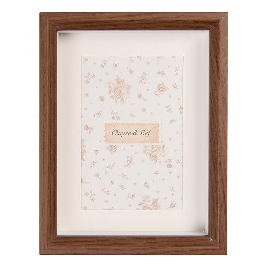 Clayre & Eef | Fotolijst Bruin 17x4x22 cm / 15x20 cm | 2F1236L