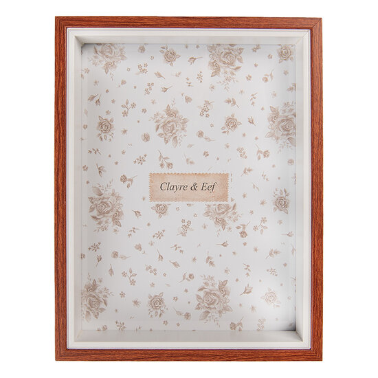 Clayre & Eef | Fotolijst Bruin 12x4x17 cm / 10x15 cm | 2F1237S