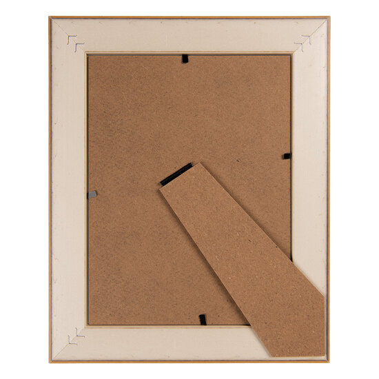 Clayre & Eef | Fotolijst Bruin Beige 21x2x26 cm / 15x20 cm | 2F1238L