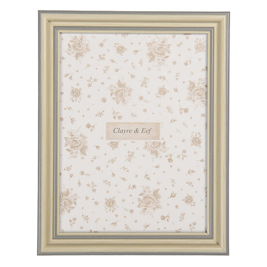 Clayre & Eef | Fotolijst Grijs Groen 18x2x23 cm / 15x20 cm | 2F1263L