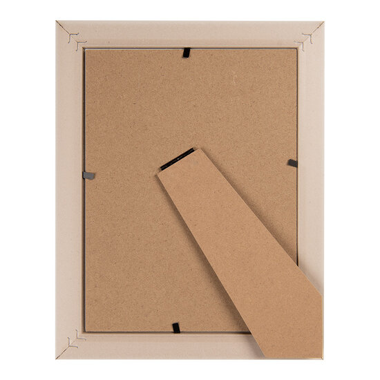 Clayre &amp; Eef   | Fotolijst Wit Bruin 19x2x24 cm / 15x20 cm | 2F1265L