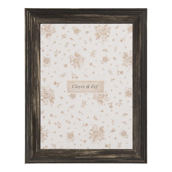 Clayre & Eef | Fotolijst Zwart 19x1x24 cm / 15x20 cm | 2F1269L