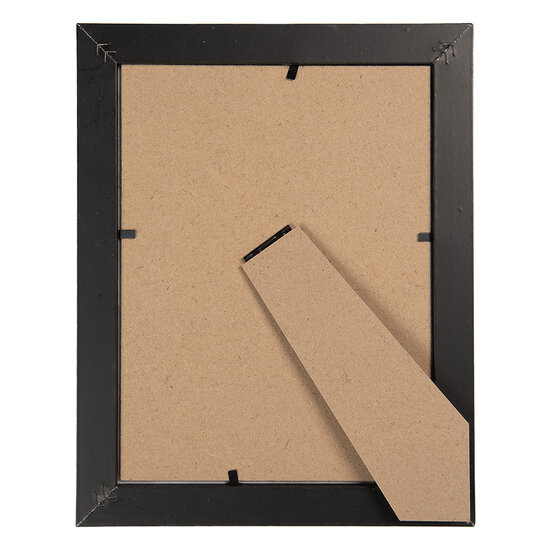 Clayre & Eef | Fotolijst Grijs Zwart 17x2x22 cm / 13x18 cm | 2F1274M